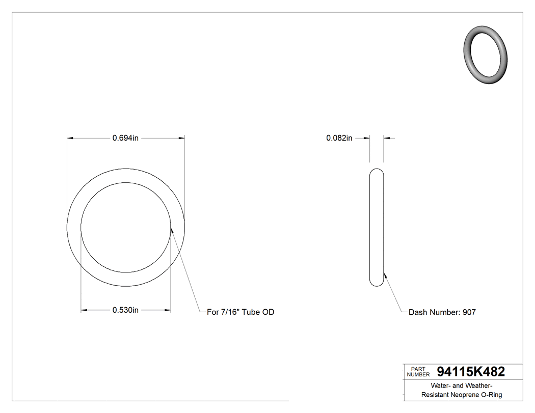 Technical drawing - 94115K482